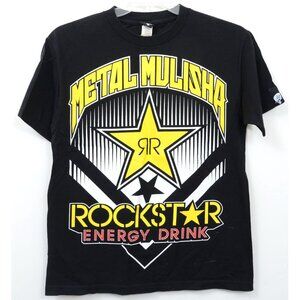 Y2K Rare Metal Mulisha x Rockstar Energy Drink Alliance Men's MD Cotton Tee